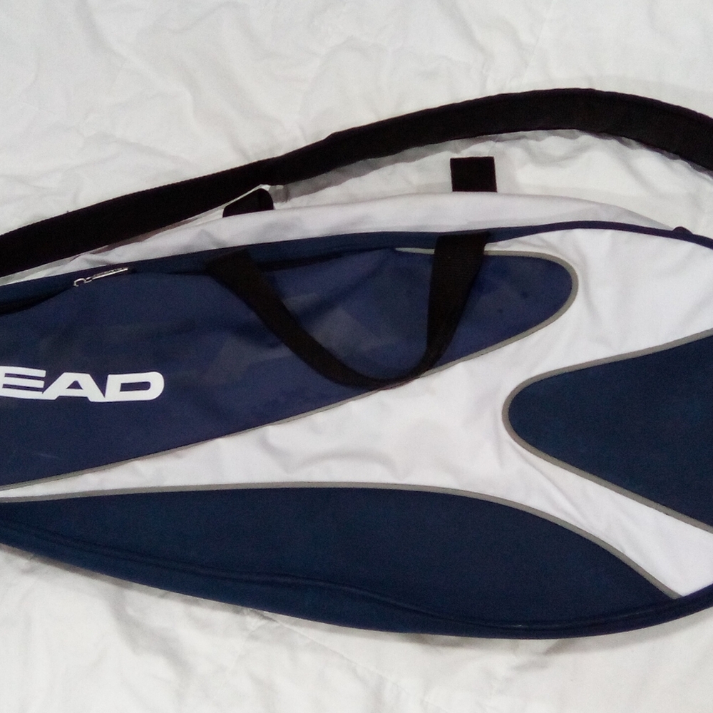 HEAD Navy and White Duffel Bag